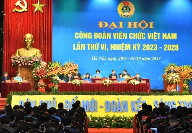 Đại hội Công đoàn Viên chức Việt Nam lần thứ VI: Đề ra ba khâu đột phá