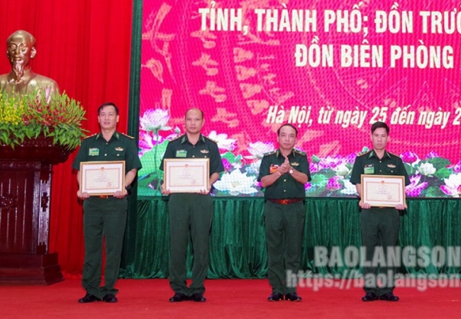 Đồn trưởng Đồn Biên phòng Cửa khẩu Chi Ma, Bộ đội Biên phòng tỉnh Lạng Sơn đoạt giải Nhất nội dung kiểm tra Đồn trưởng Biên phòng năm 2023