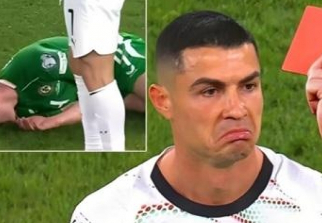 Bồ Đào Nha hành động “giải cứu” C.Ronaldo sau cú giật cùi chỏ