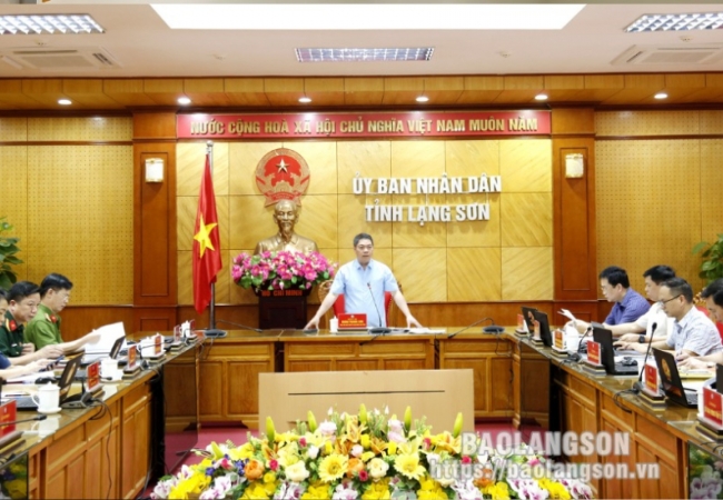 Tập trung tối đa để sớm hoàn thiện các phần việc được giao phục vụ Hội nghị Công bố Quy hoạch tỉnh Lạng Sơn và Xúc tiến đầu tư năm 2024
