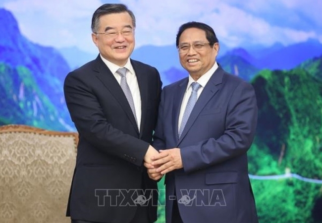 Thủ tướng Phạm Minh Chính tiếp Phó Ủy viên trưởng Nhân đại Trung Quốc
