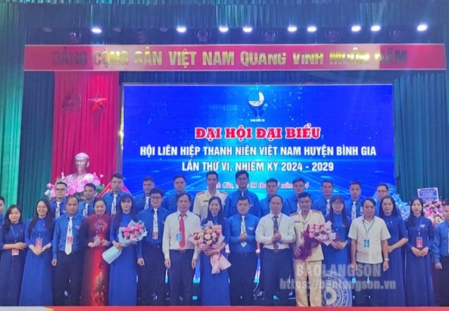 Đại hội Hội Liên hiệp Thanh niên Việt Nam huyện Bình Gia nhiệm kỳ 2024- 2029