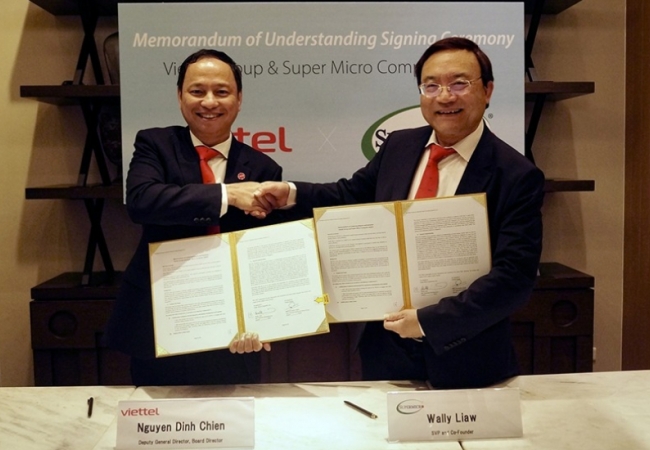 Viettel và Công ty Supermicro (Mỹ) hợp tác trong lĩnh vực công nghệ, viễn thông