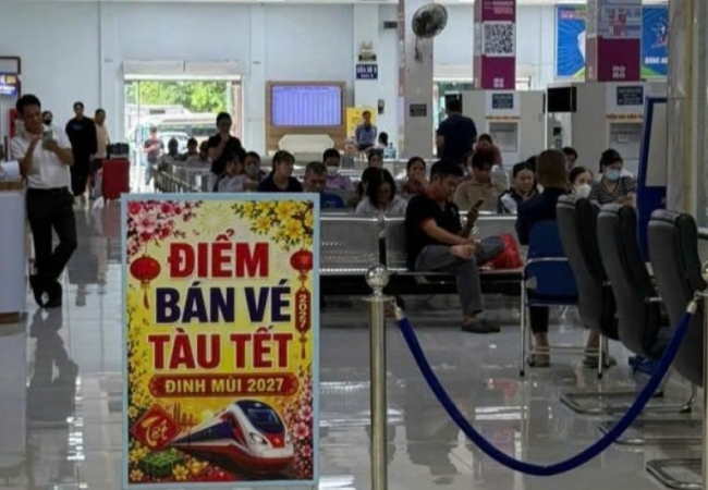 Đường sắt mở b&aacute;n v&eacute; Tết Đinh M&ugrave;i từ ng&agrave;y 5/9