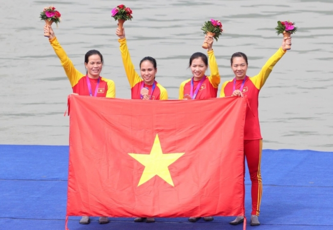 "Mở hàng" huy chương Asiad 19, 4 cô gái Việt Nam nói lời xúc động