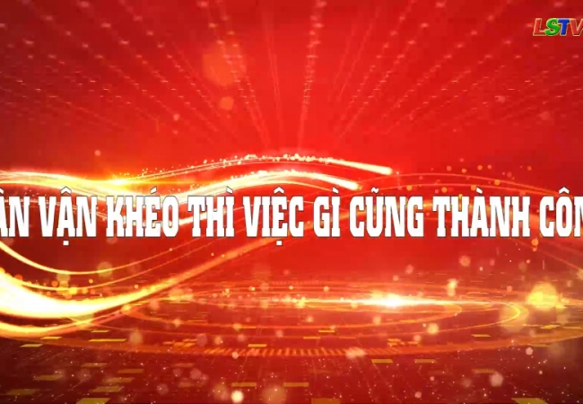 Dân vận khéo thì việc gì cũng thành công