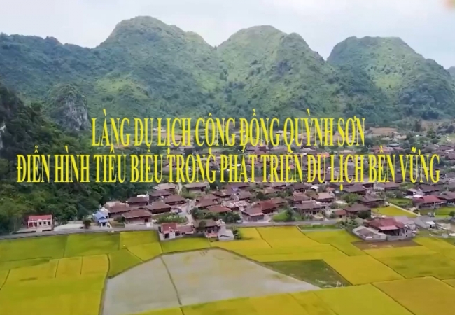 L&agrave;ng du lịch cộng đồng Quỳnh Sơn: Điển h&igrave;nh ti&ecirc;u biểu trong ph&aacute;t triển du lịch bền vững