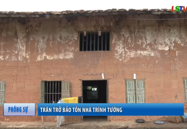 Trăn trở bảo tồn nhà trình tường