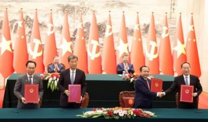 Sớm triển khai đ&agrave;o tạo li&ecirc;n kết Việt Nam - Trung Quốc trong c&aacute;c trường nghề