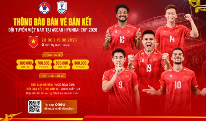 V&eacute; xem ĐT Việt Nam ở b&aacute;n kết lượt về ASEAN Cup 2026 tr&ecirc;n s&acirc;n Mỹ Đ&igrave;nh c&oacute; gi&aacute; đắt nhất l&agrave; bao nhi&ecirc;u?