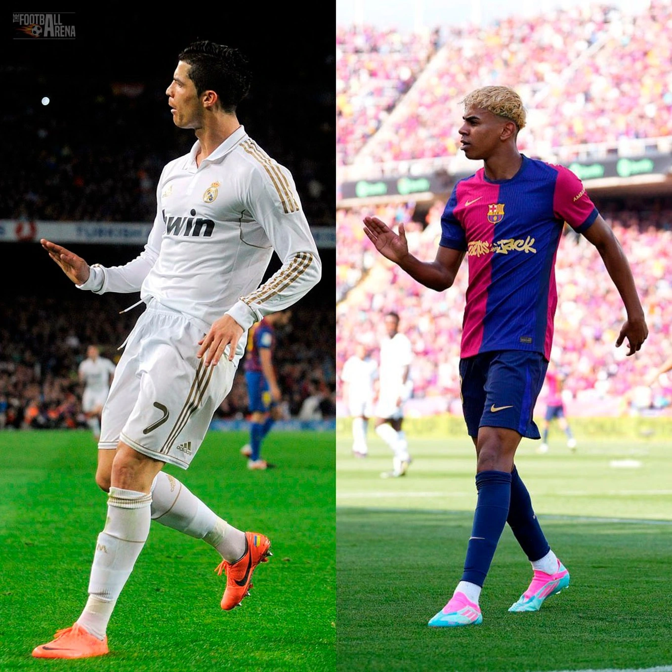 Lamine Yamal gây sốt khi ăn mừng chế giễu C.Ronaldo và Mbappe - Báo và Phát thanh, Truyền hình Lạng Sơn