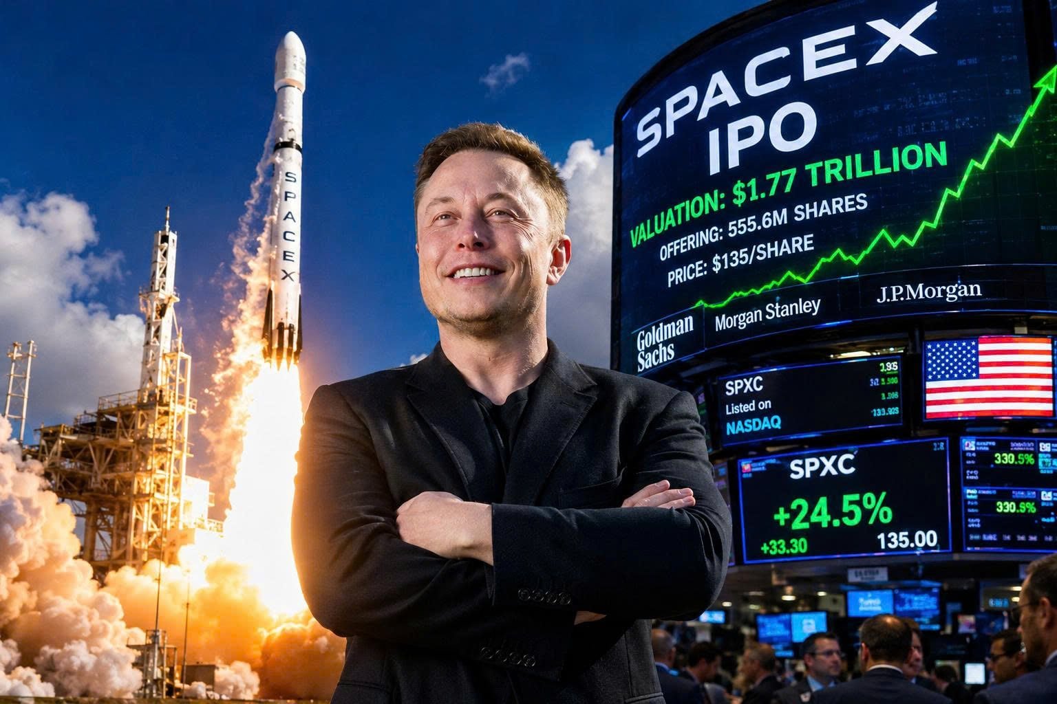 Siêu thương vụ IPO 1,77 nghìn tỷ USD từ Space X: Ngã rẽ quyền lực thao túng tương lai của Elon Musk - Báo và Phát thanh, Truyền hình Lạng Sơn