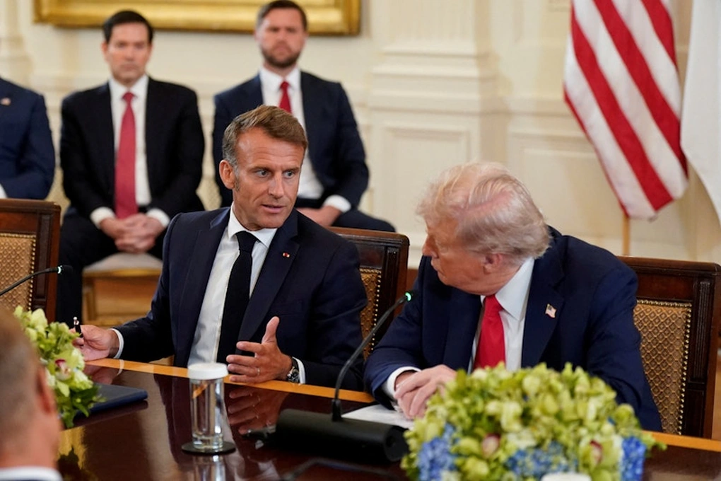 Ông Macron nêu kết quả quan trọng nhất sau cuộc họp với ông Trump - Báo và Đài Phát thanh Truyền hình Lạng Sơn